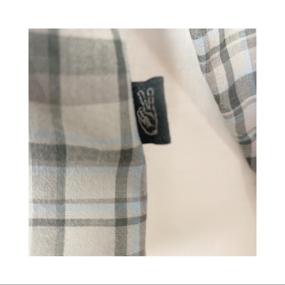 John Varvatos USA Button Front Plaid Shirt size XL - Picture 4 of 5